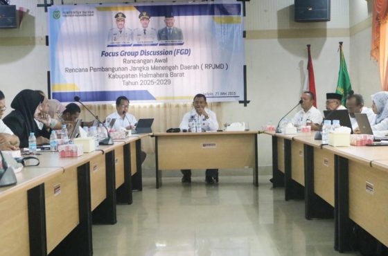 FGD Ranwal RPJMD, Sekda Halmahera Barat: Penting Jaring Masukan Capai Kesejahteraan Masyarakat